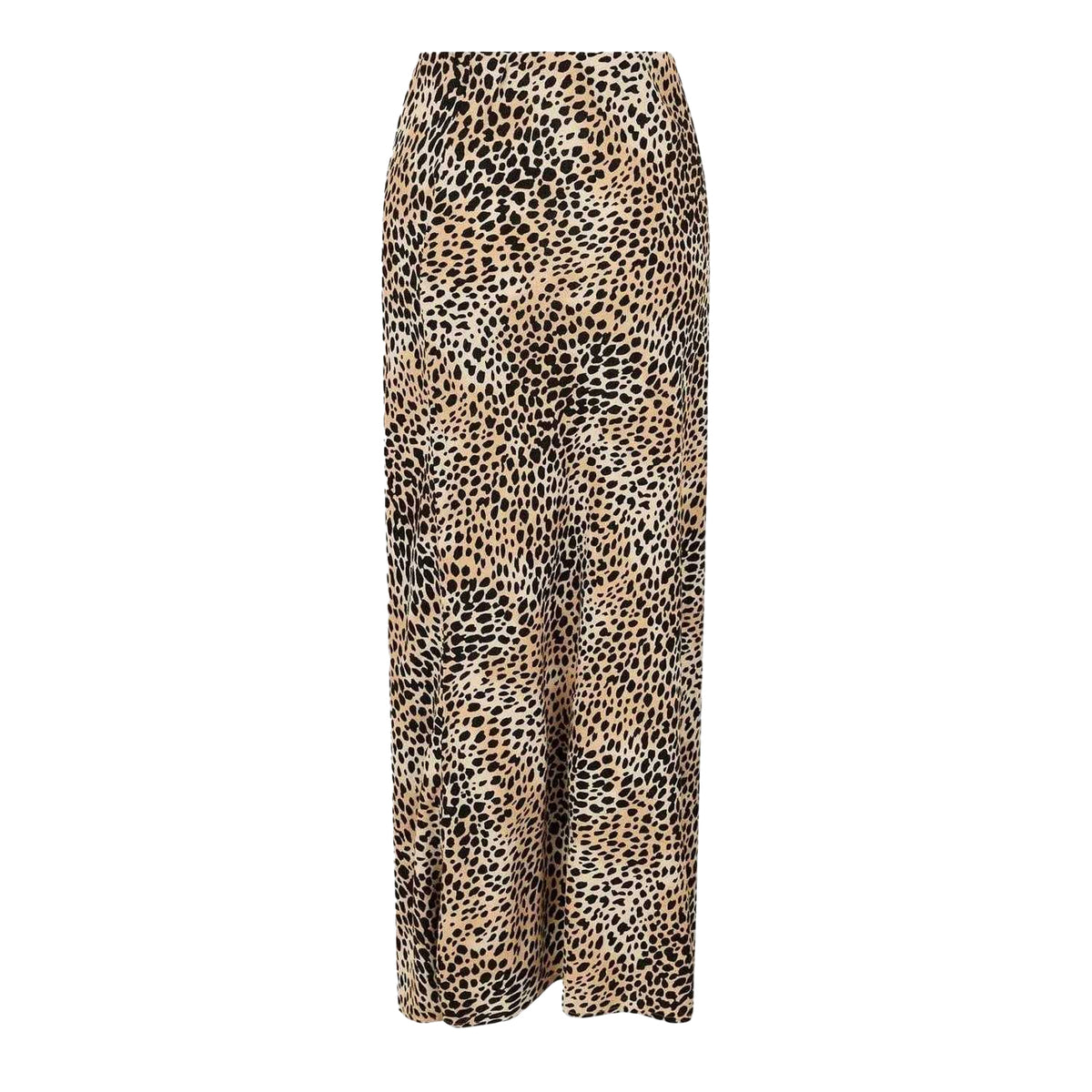 Leopard - Back - Nobody´s Child Womens-Ladies Mila Leopard Print Linen Maxi Skirt