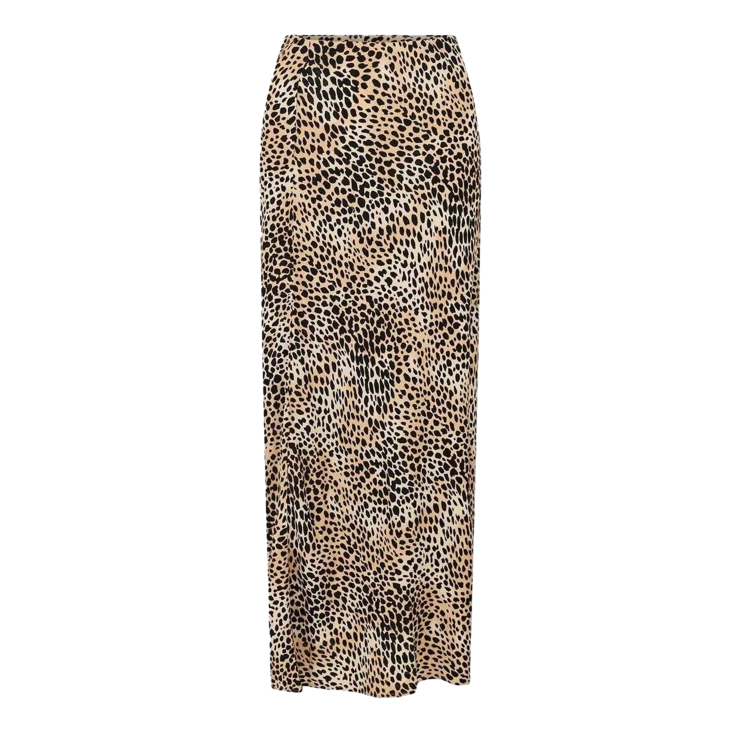 Leopard - Front - Nobody´s Child Womens-Ladies Mila Leopard Print Linen Maxi Skirt