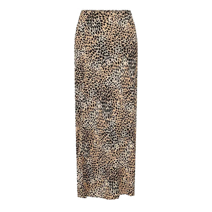 Leopard - Front - Nobody´s Child Womens-Ladies Mila Leopard Print Linen Maxi Skirt