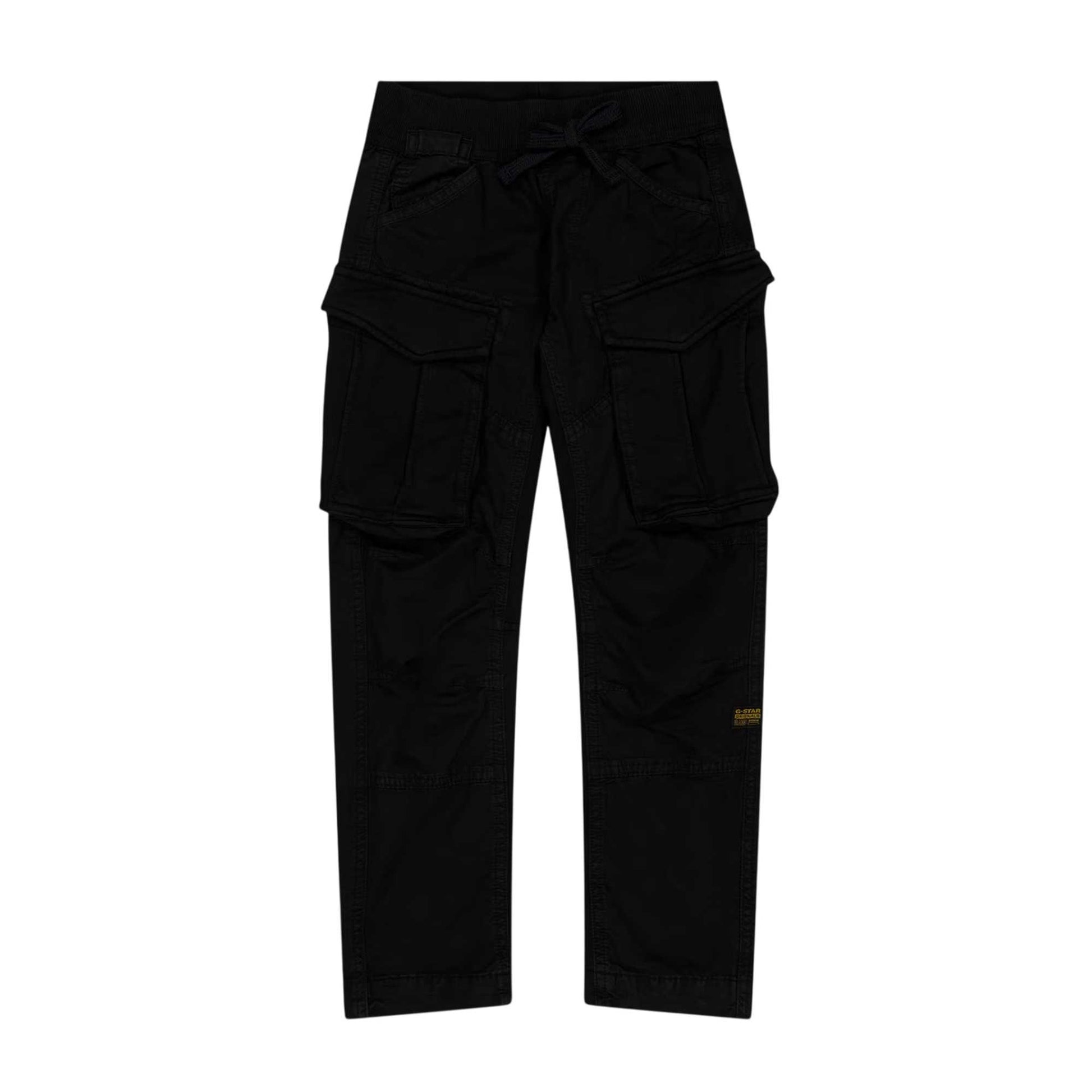 Dark Black - Front - G-Star Mens Rovic Tapered Combat Trousers