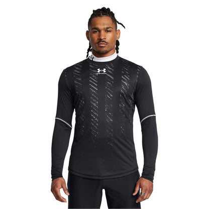 Black - Side - Under Armour Mens Regular Long-Sleeved T-Shirt