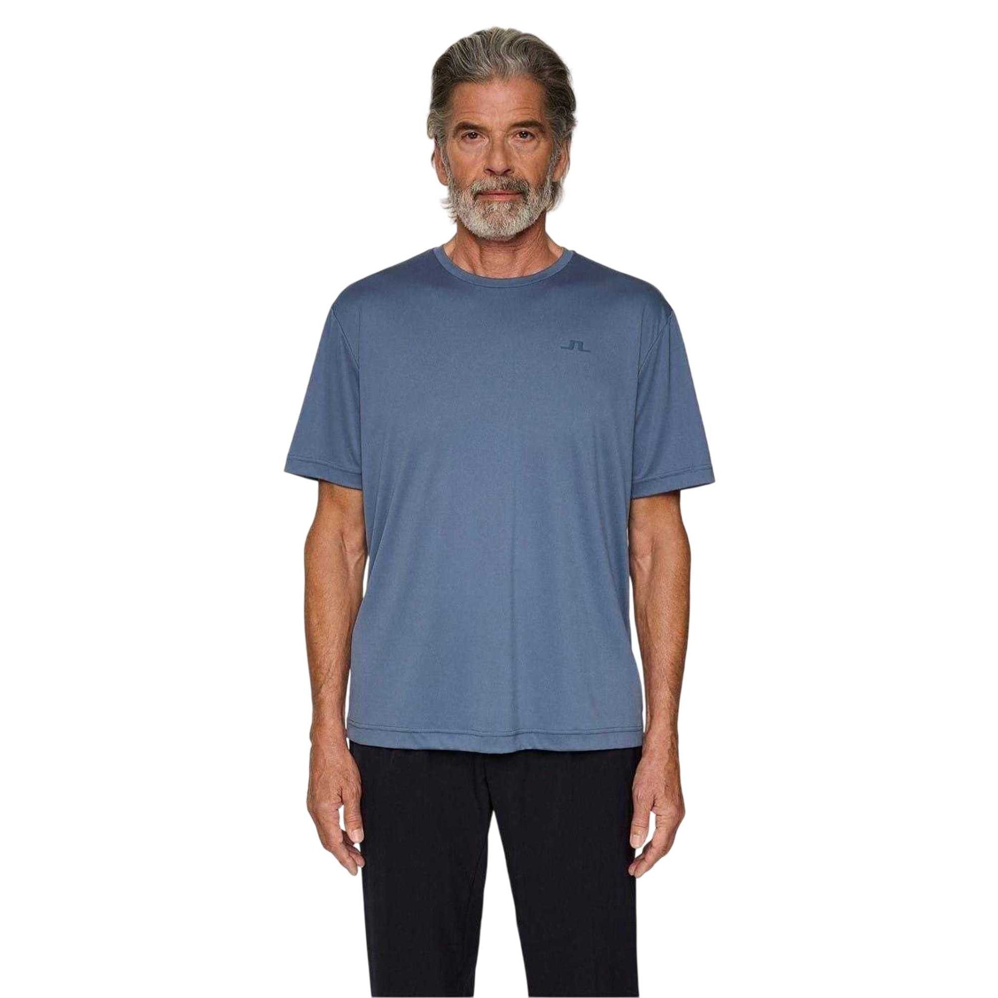 Vintage Indigo - Side - J.Lindeberg Mens Regular T-Shirt