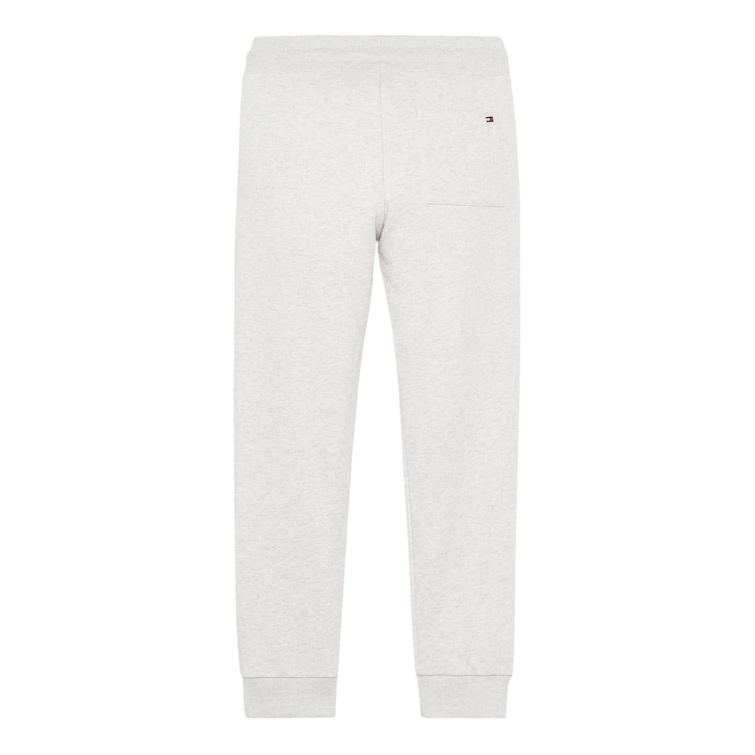 Light Heather - Back - Tommy Hilfiger Childrens-Kids Cotton Blend Jogging Bottoms