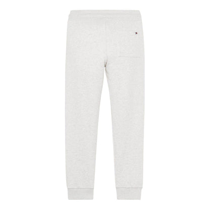 Light Heather - Back - Tommy Hilfiger Childrens-Kids Cotton Blend Jogging Bottoms