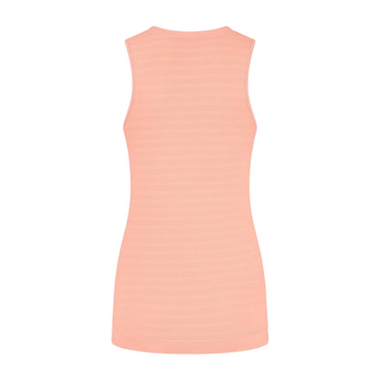 Desert Pink - Back - K-Swiss Womens-Ladies Seamless V Neck Tank Top