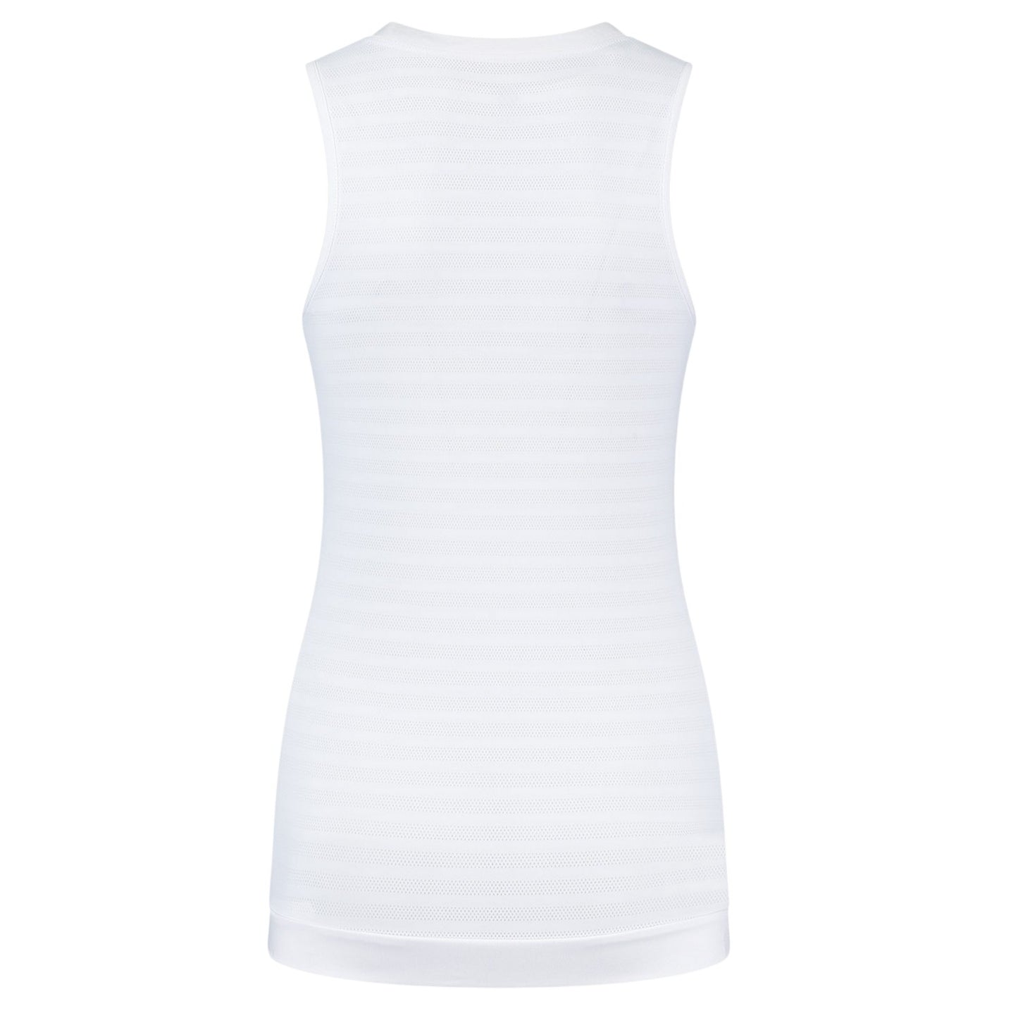 White - Back - K-Swiss Womens-Ladies Seamless V Neck Tank Top