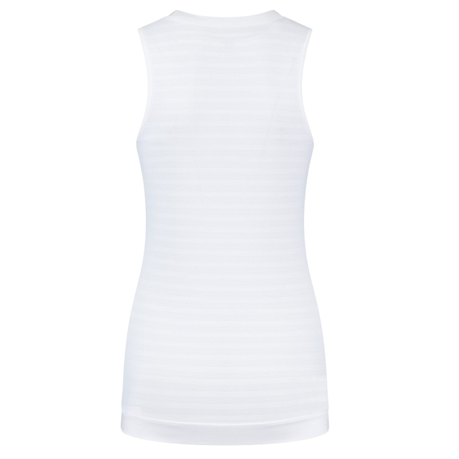 White - Back - K-Swiss Womens-Ladies Seamless V Neck Tank Top