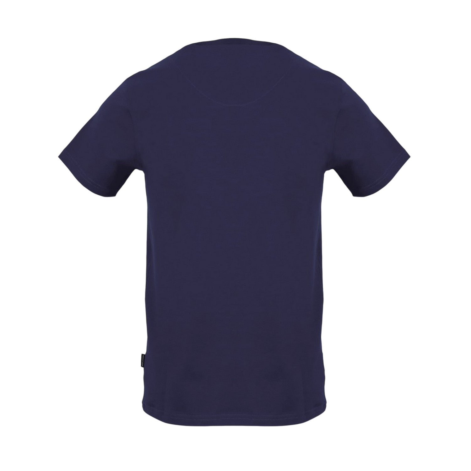 Navy - Back - Aquascutum Mens Jersey Crew Neck T-Shirt