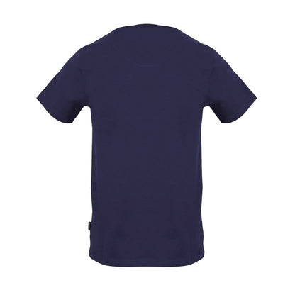 Navy - Back - Aquascutum Mens Jersey Crew Neck T-Shirt