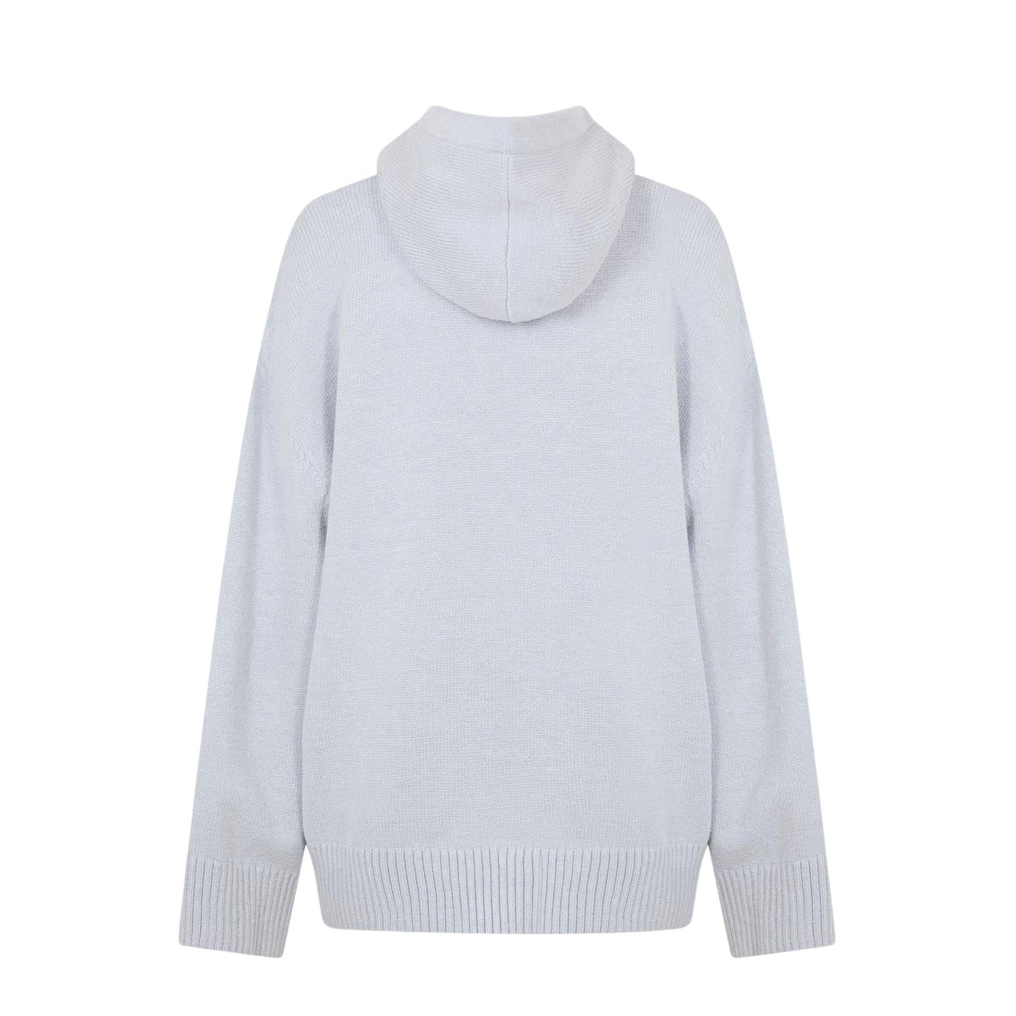 Grey Marl - Back - Jack Wills Womens-Ladies Logo Drop Shoulder Long-Sleeved Hoodie