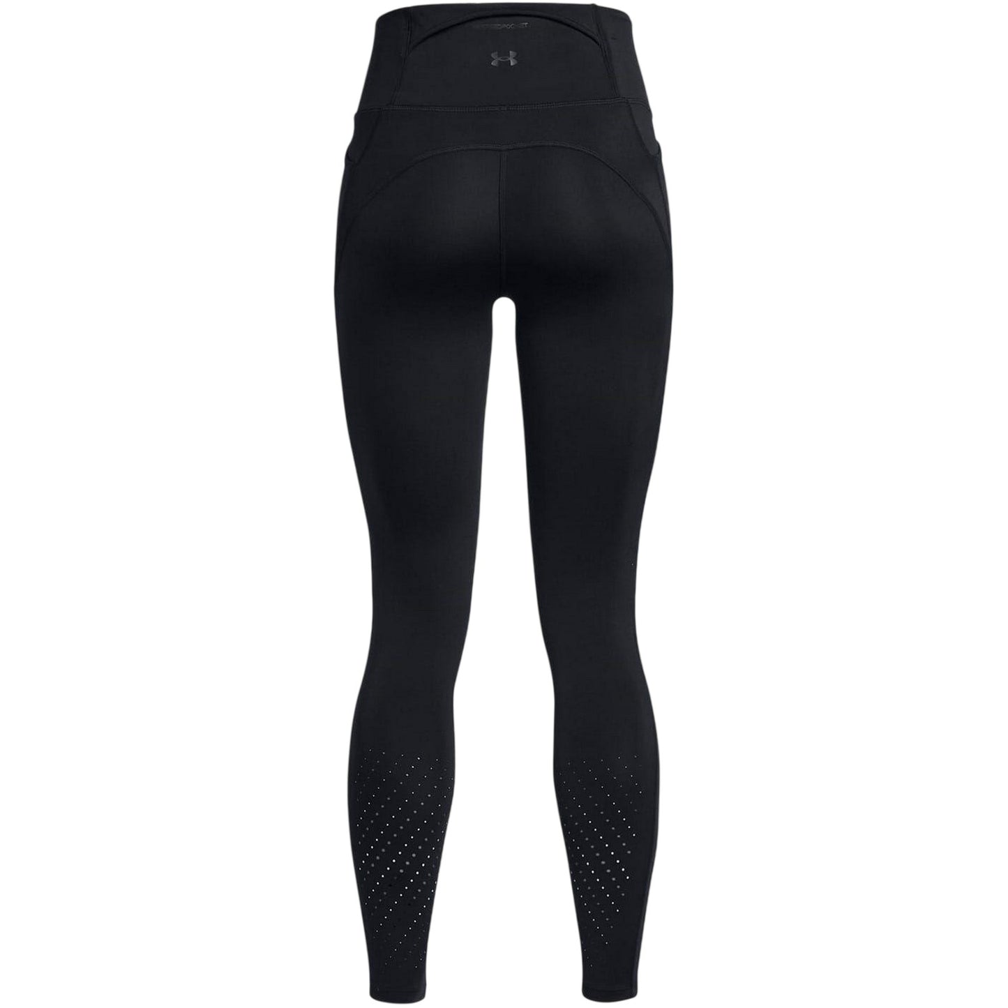 Black - Back - Under Armour Womens-Ladies Launch Elite Fitted Running Tights
