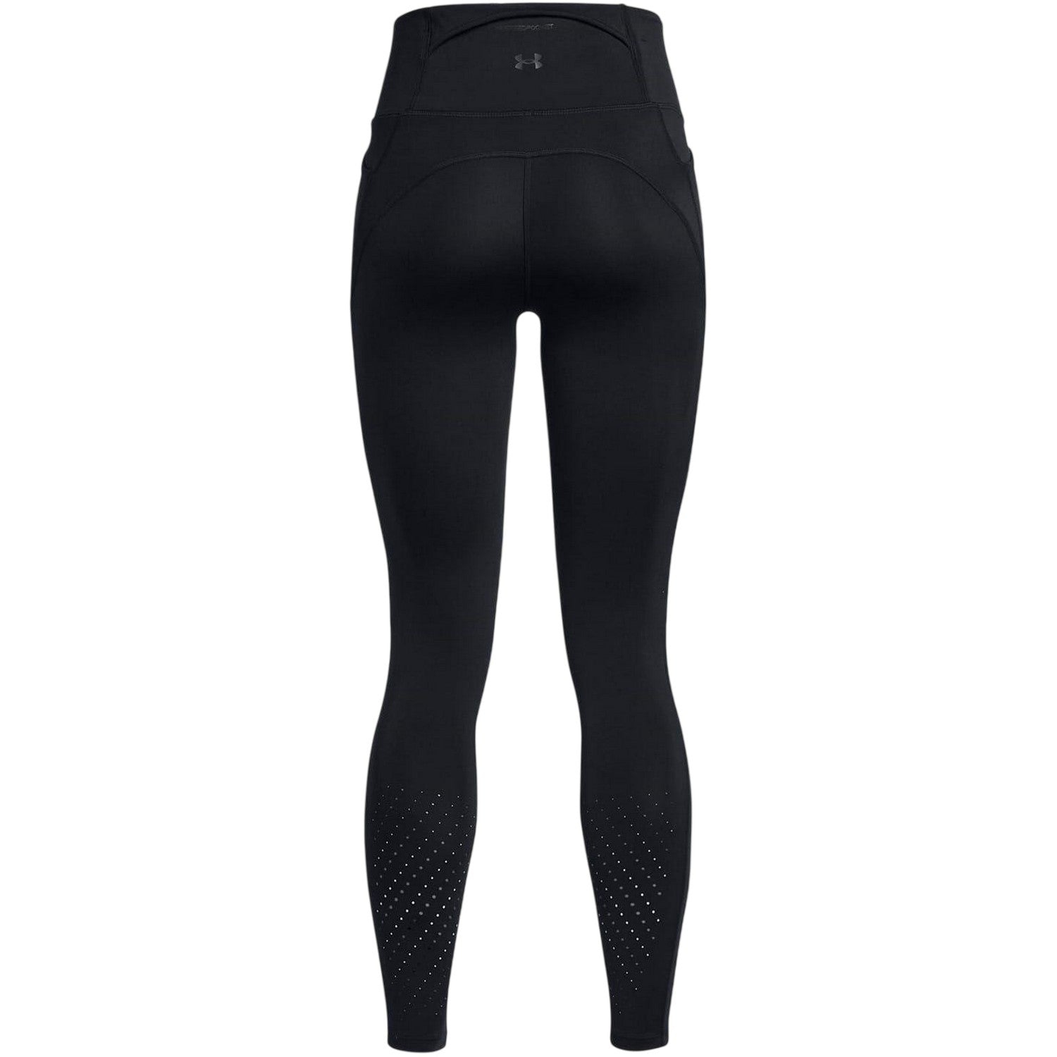 Black - Back - Under Armour Womens-Ladies Launch Elite Fitted Running Tights