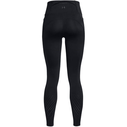 Black - Back - Under Armour Womens-Ladies Launch Elite Fitted Running Tights