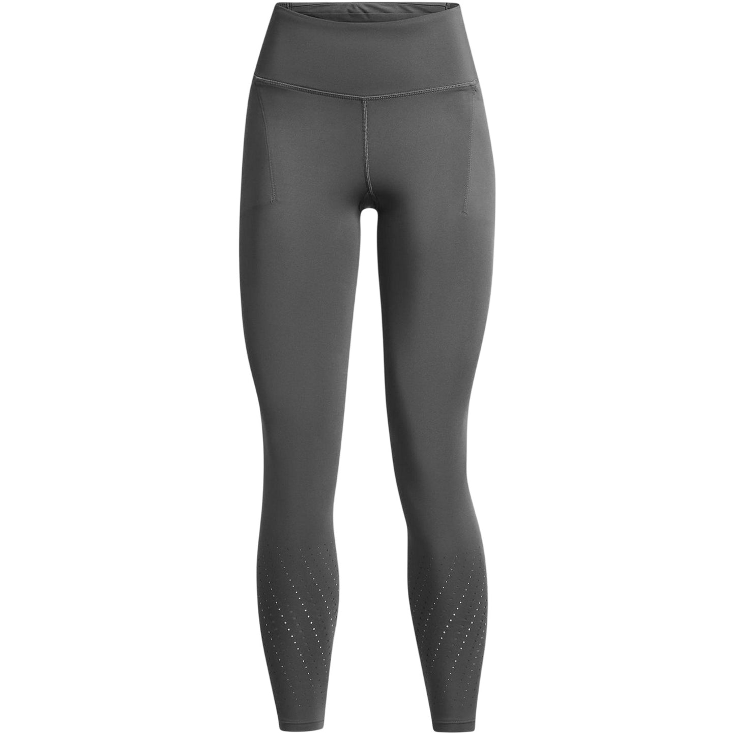 Grey - Front - Under Armour Womens-Ladies Launch Elite Fitted Running Tights