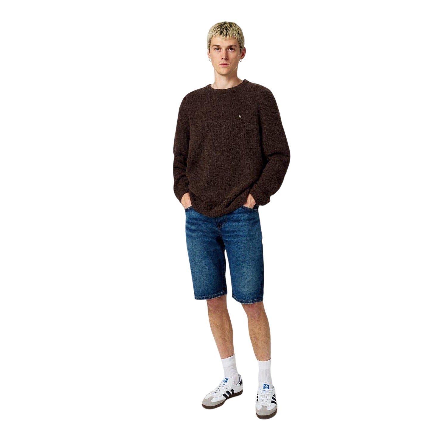 Coffee Marl - Lifestyle - Jack Wills Mens Crew Neck Baggy Sweatshirt