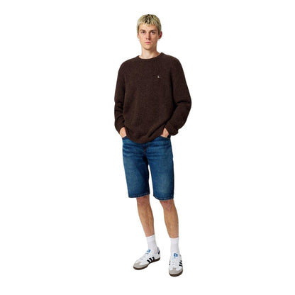 Coffee Marl - Lifestyle - Jack Wills Mens Crew Neck Baggy Sweatshirt