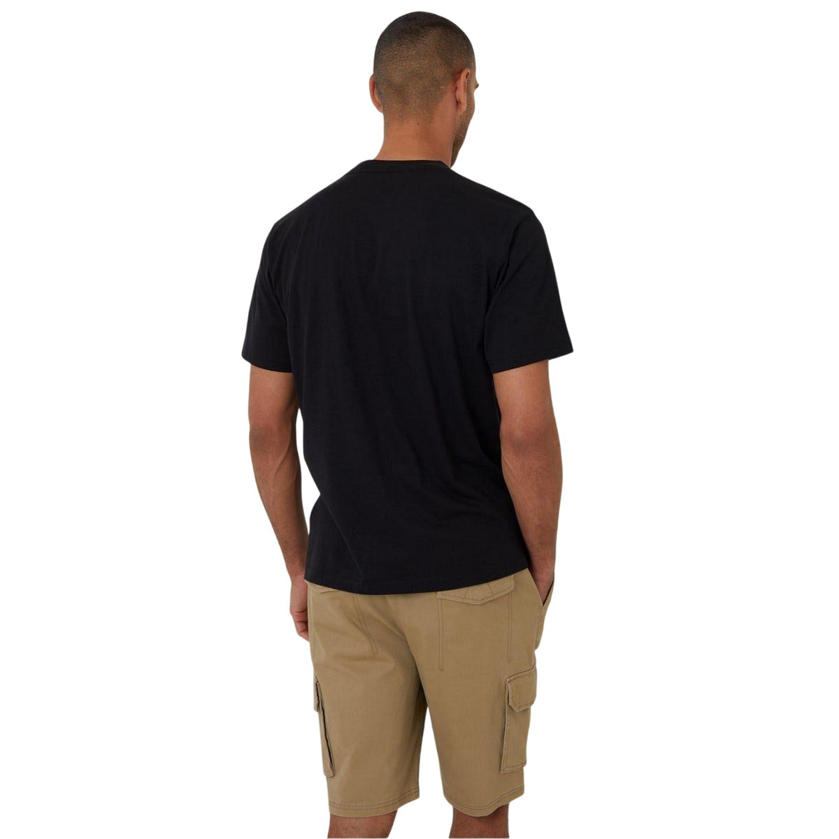 Black - Back - Threadbare Unisex Adult Neilson Regular T-Shirt