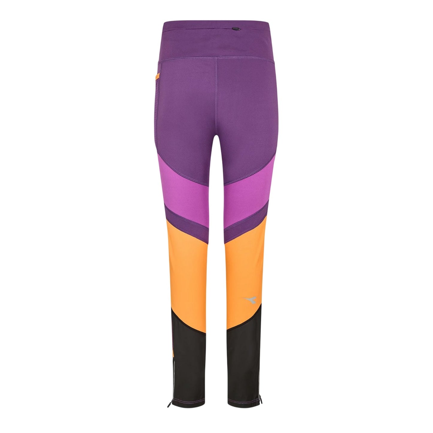 Multicoloured - Back - Diadora Womens-Ladies Athletic Running Tights