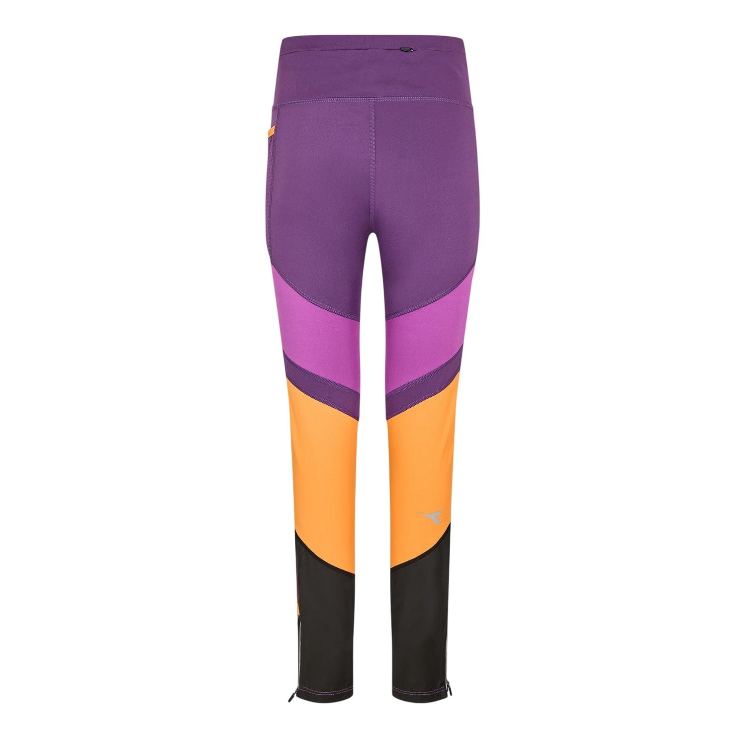 Multicoloured - Back - Diadora Womens-Ladies Athletic Running Tights