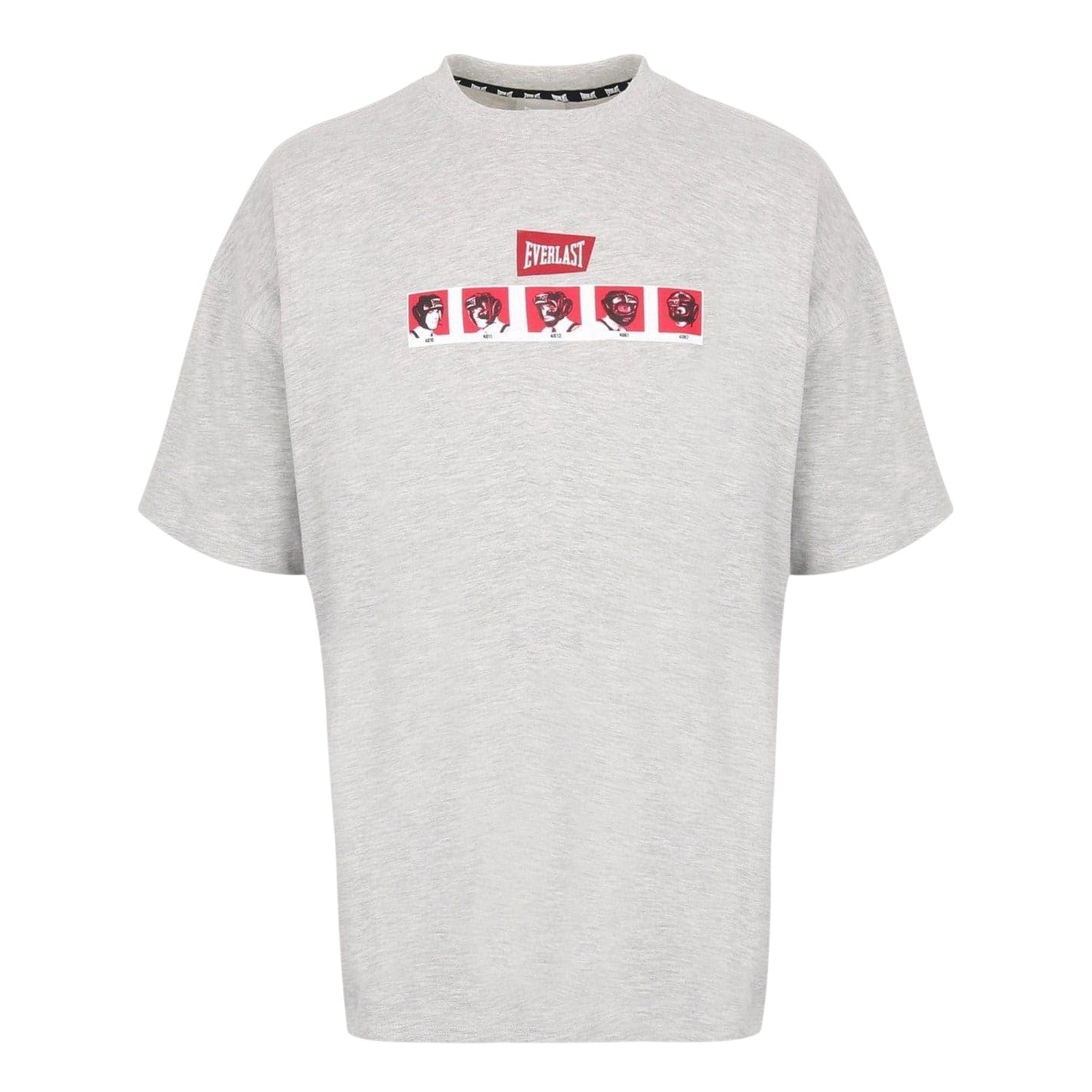 Grey - Front - Everlast Mens Hoodyguard Graphic Print T-Shirt