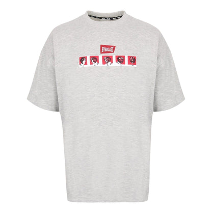 Grey - Front - Everlast Mens Hoodyguard Graphic Print T-Shirt