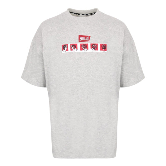Grey - Front - Everlast Mens Hoodyguard Graphic Print T-Shirt