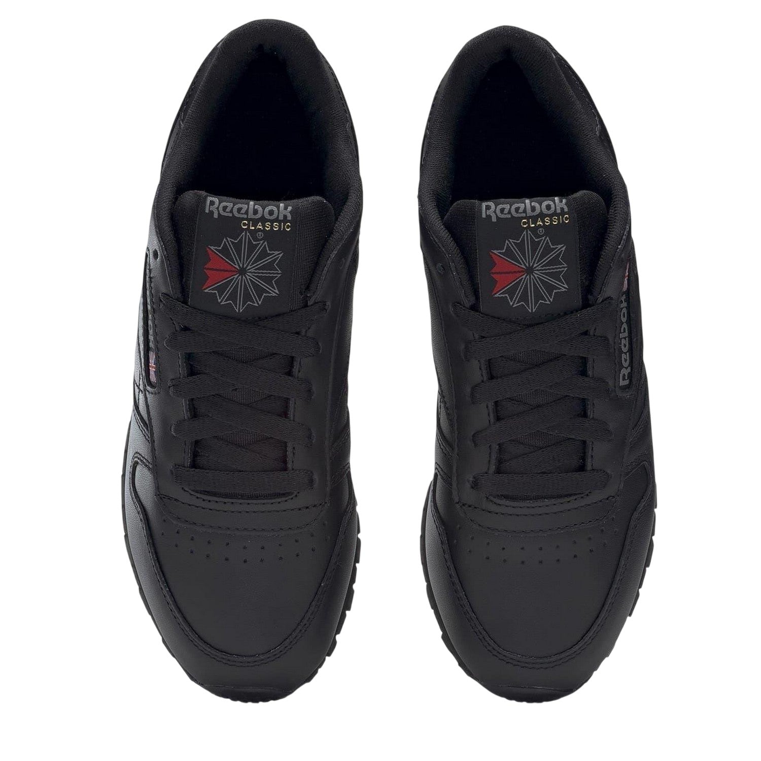 Black - Lifestyle - Reebok Womens-Ladies Classic Leather Trainers