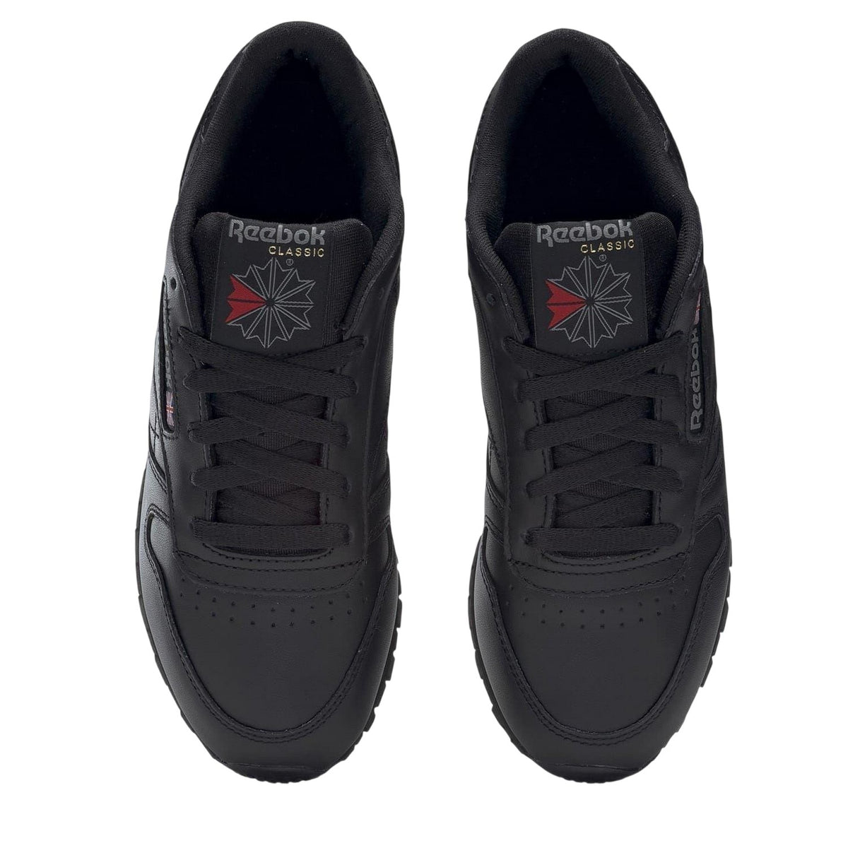 Black - Lifestyle - Reebok Womens-Ladies Classic Leather Trainers