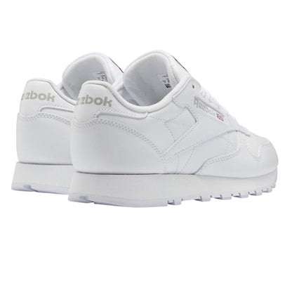 White - Back - Reebok Womens-Ladies Classic Leather Trainers