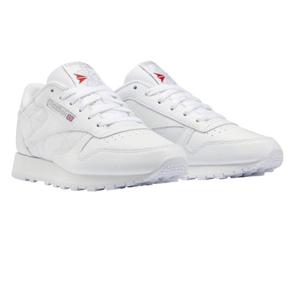 White - Side - Reebok Womens-Ladies Classic Leather Trainers