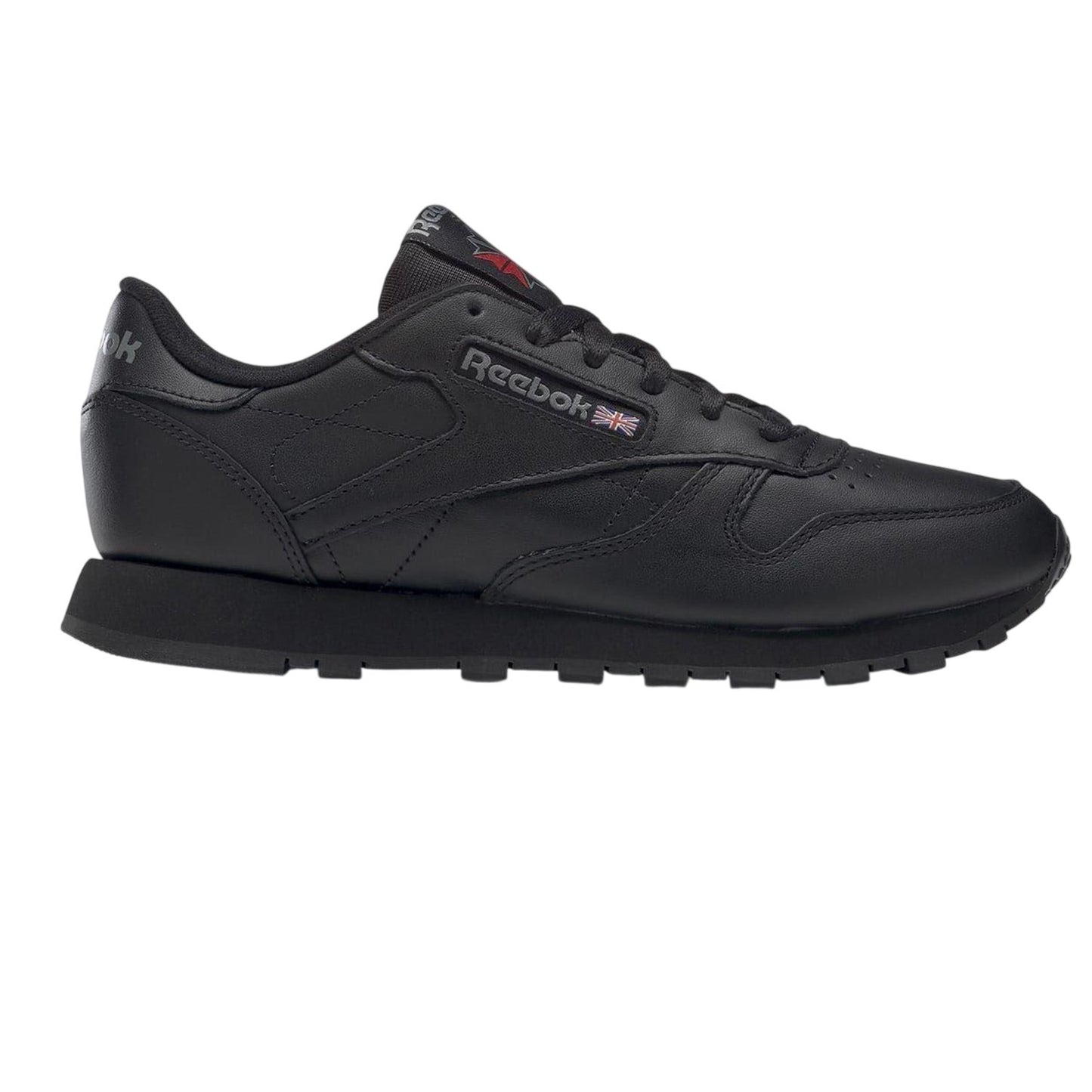 Black - Front - Reebok Womens-Ladies Classic Leather Trainers