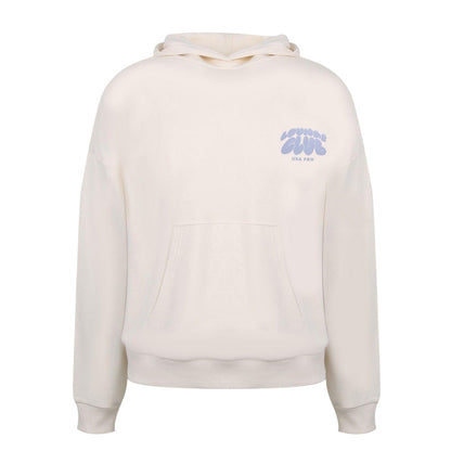 Cream-Blue - Front - USA Pro Unisex Adult Oversized Hoodie