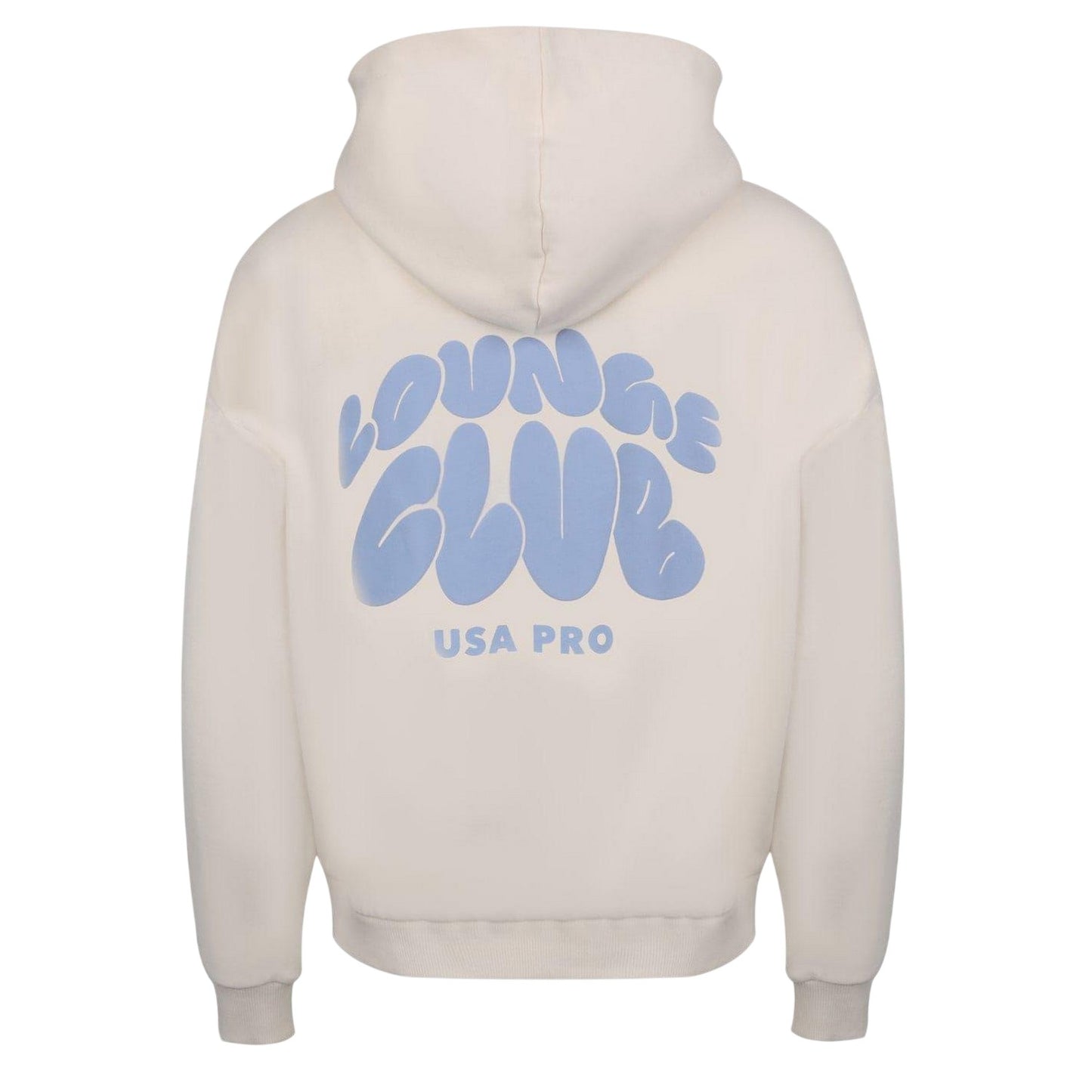 Cream-Blue - Back - USA Pro Unisex Adult Oversized Hoodie