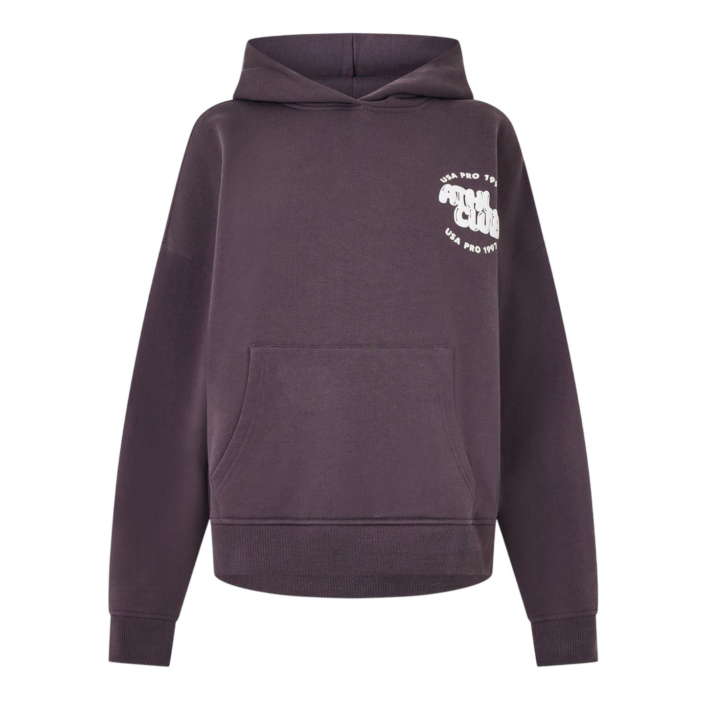 Espresso - Front - USA Pro Unisex Adult Oversized Hoodie