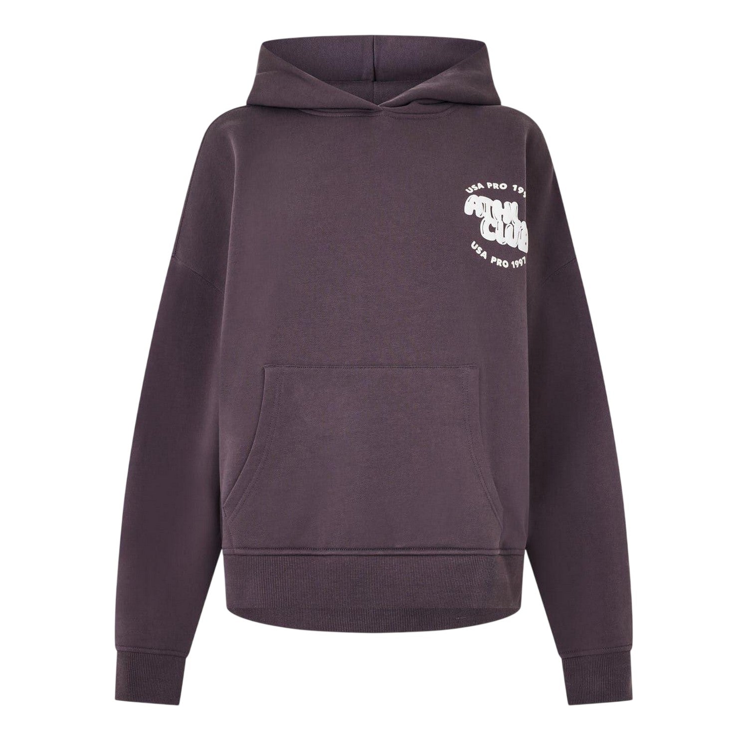 Espresso - Front - USA Pro Unisex Adult Oversized Hoodie