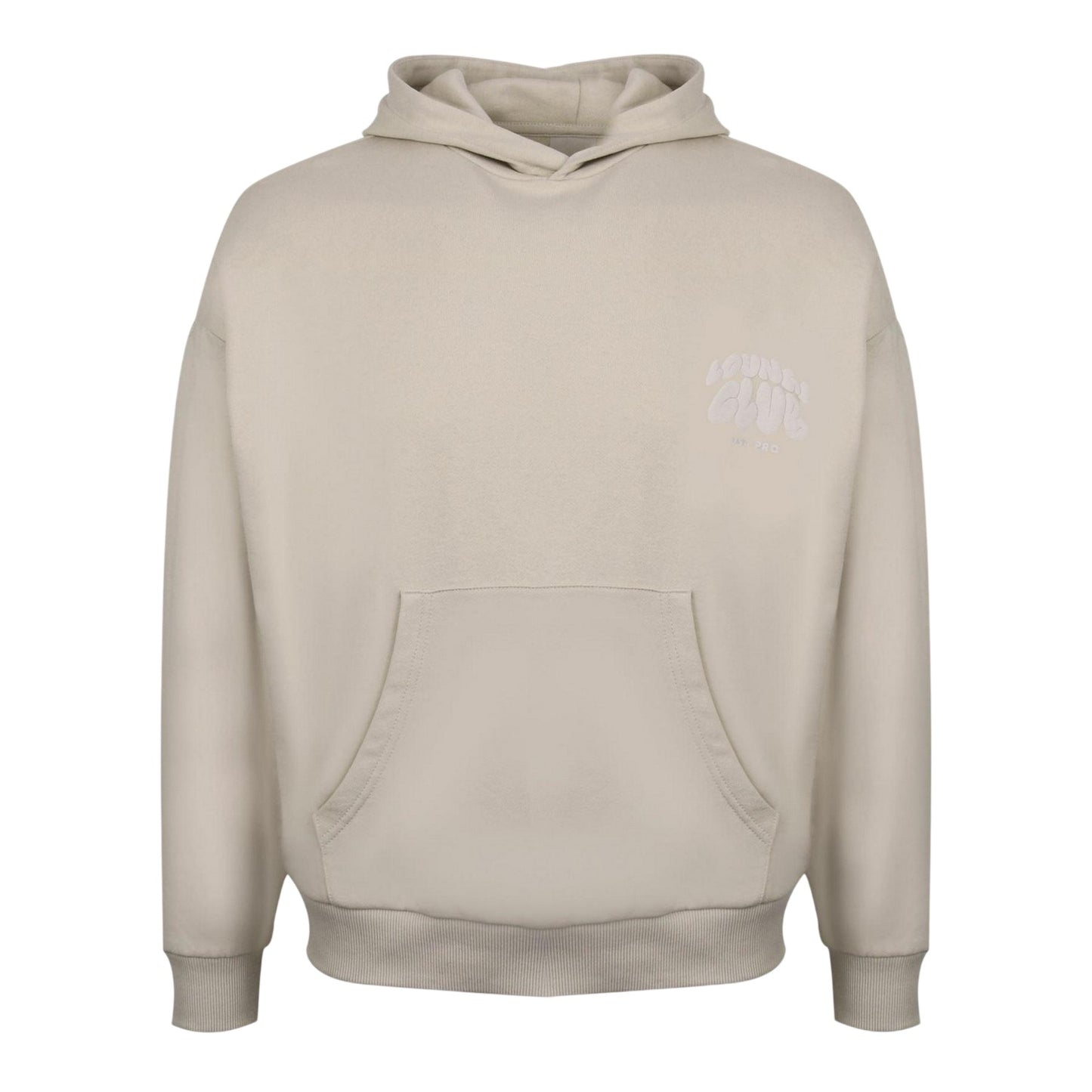 Moon-Cream - Front - USA Pro Unisex Adult Oversized Hoodie