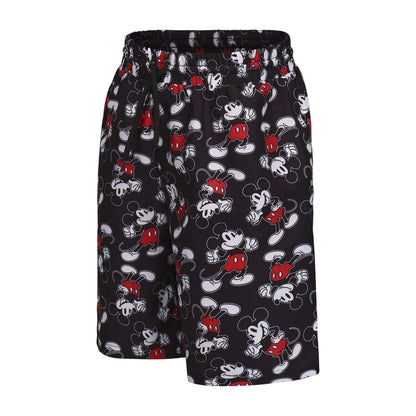 Grey - Side - Disney Childrens-Kids Mickey Mouse Swimming Swim Shorts