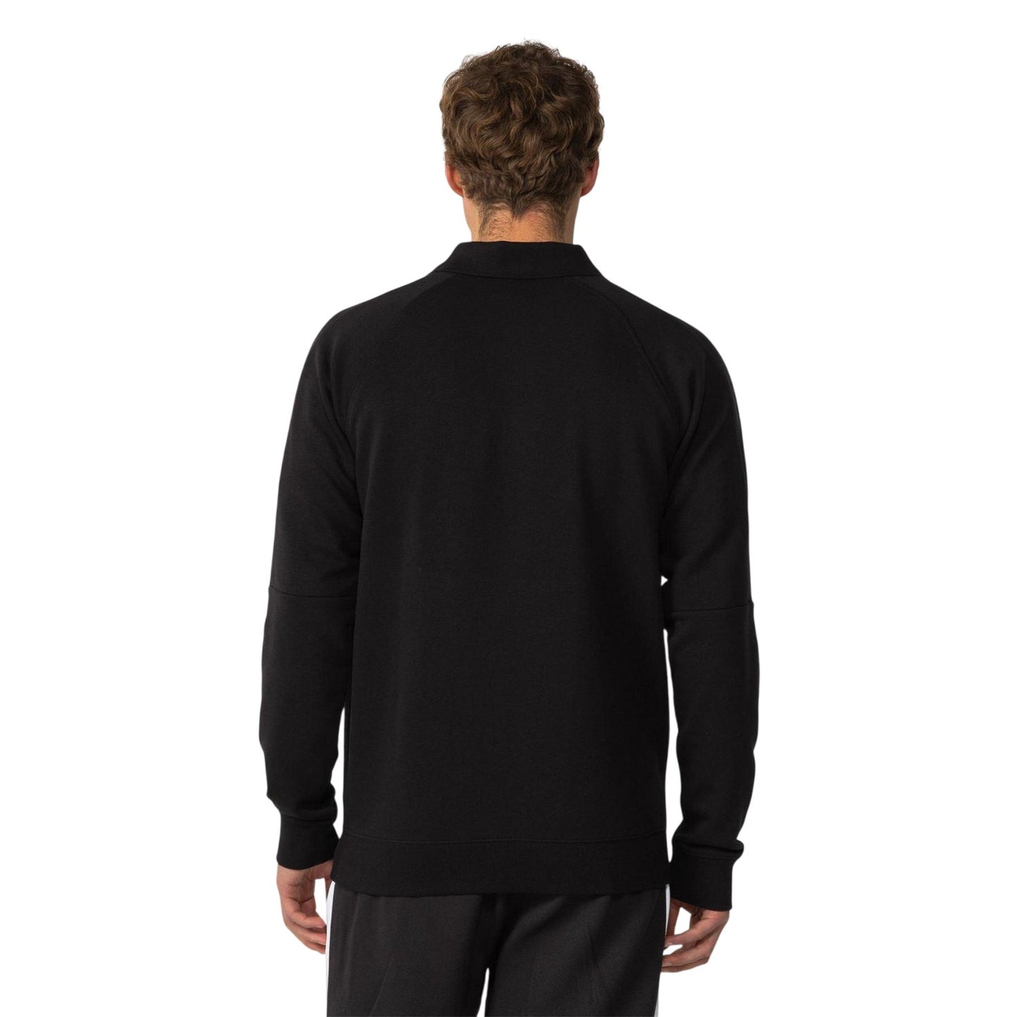 Black - Back - Puma Mens Logo Crew Neck Sweatshirt