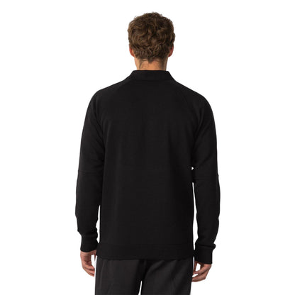Black - Back - Puma Mens Logo Crew Neck Sweatshirt