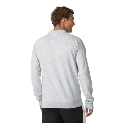 Grey Heather - Back - Puma Mens Logo Crew Neck Sweatshirt