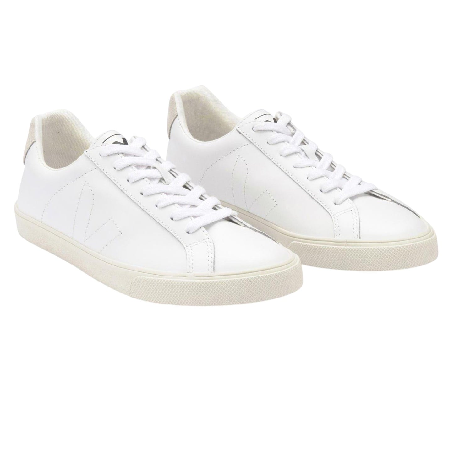 White - Lifestyle - Veja Mens Esplar Leather Trainers