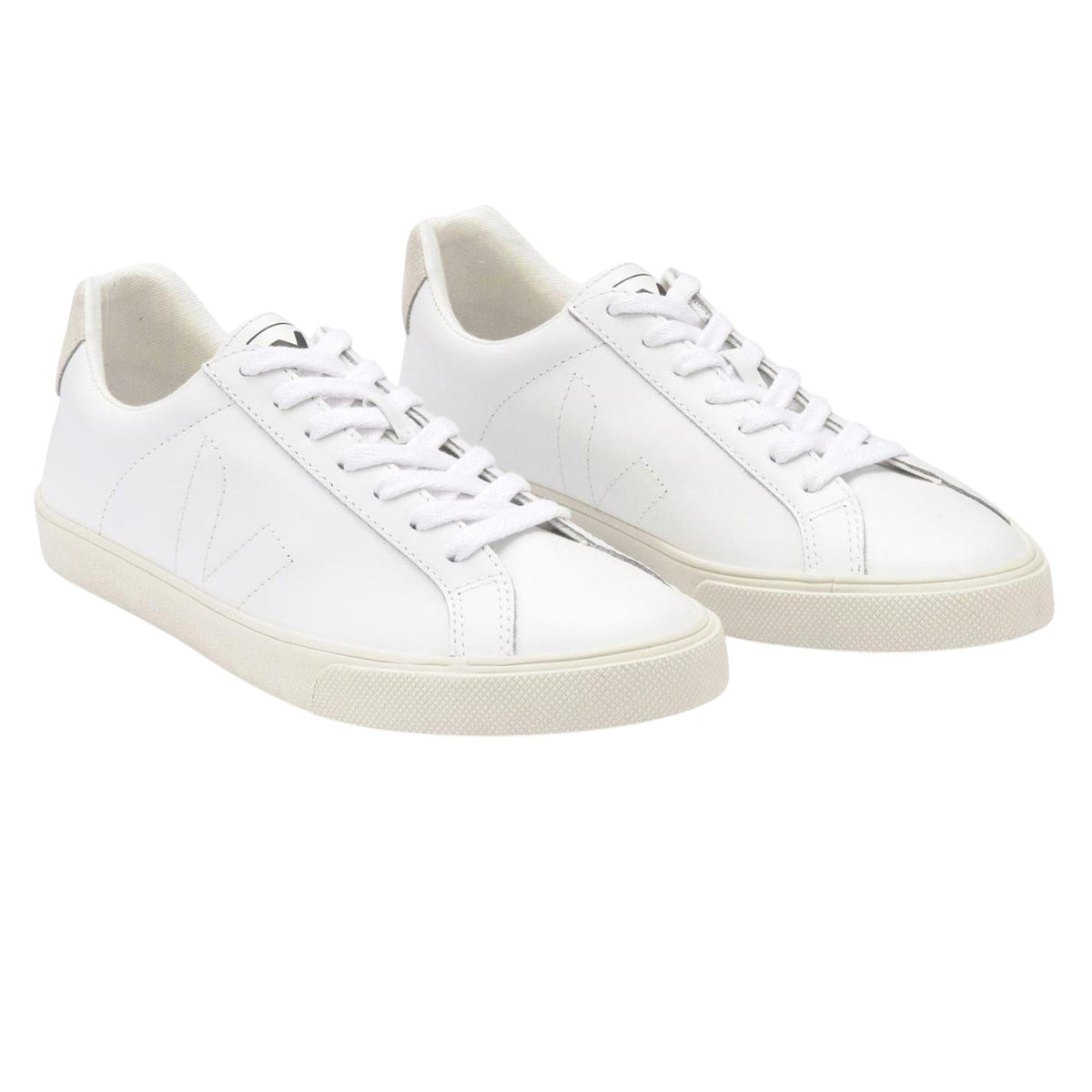 White - Lifestyle - Veja Mens Esplar Leather Trainers