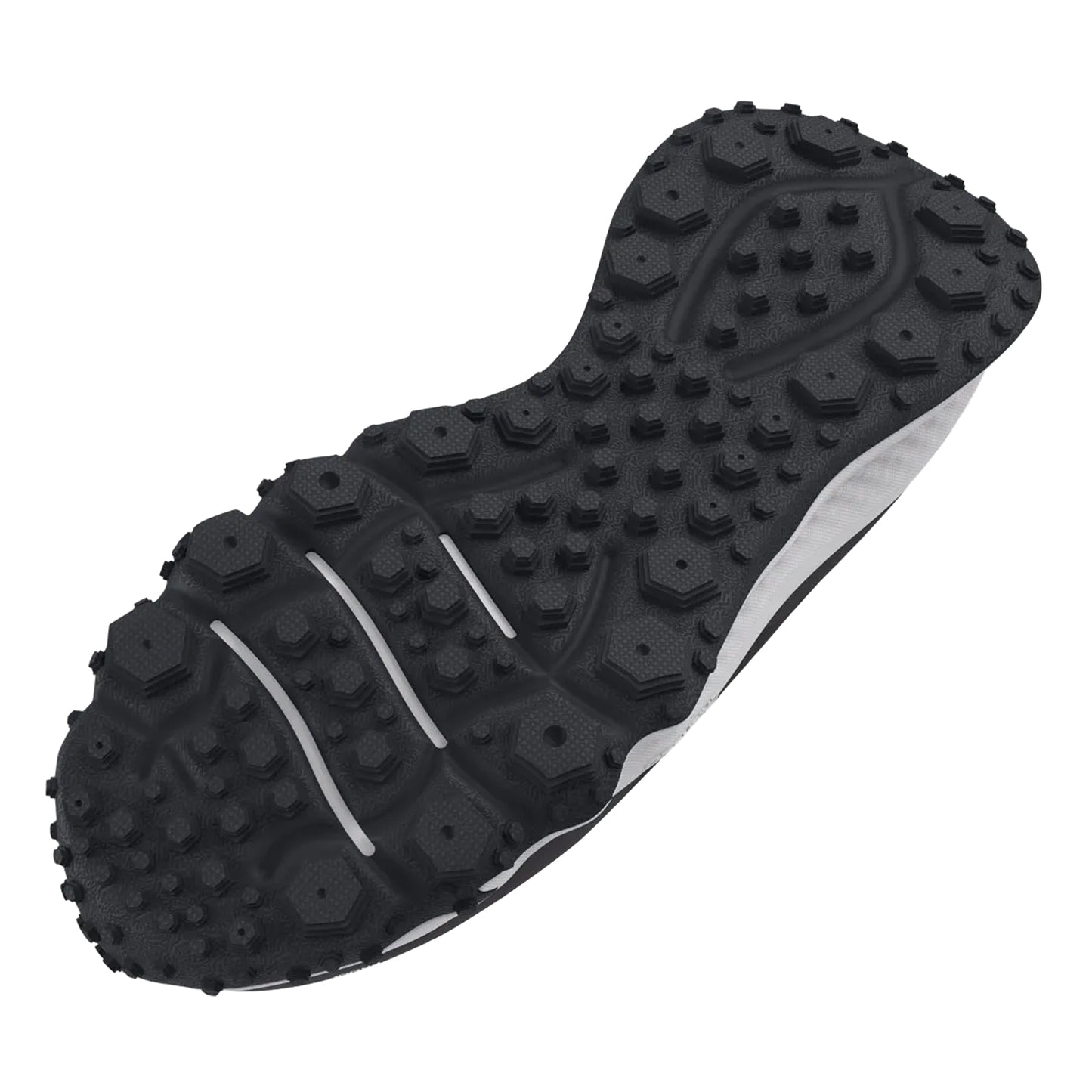 Grey - Side - Under Armour Womens-Ladies Maven Trail Waterproof Running Trainers