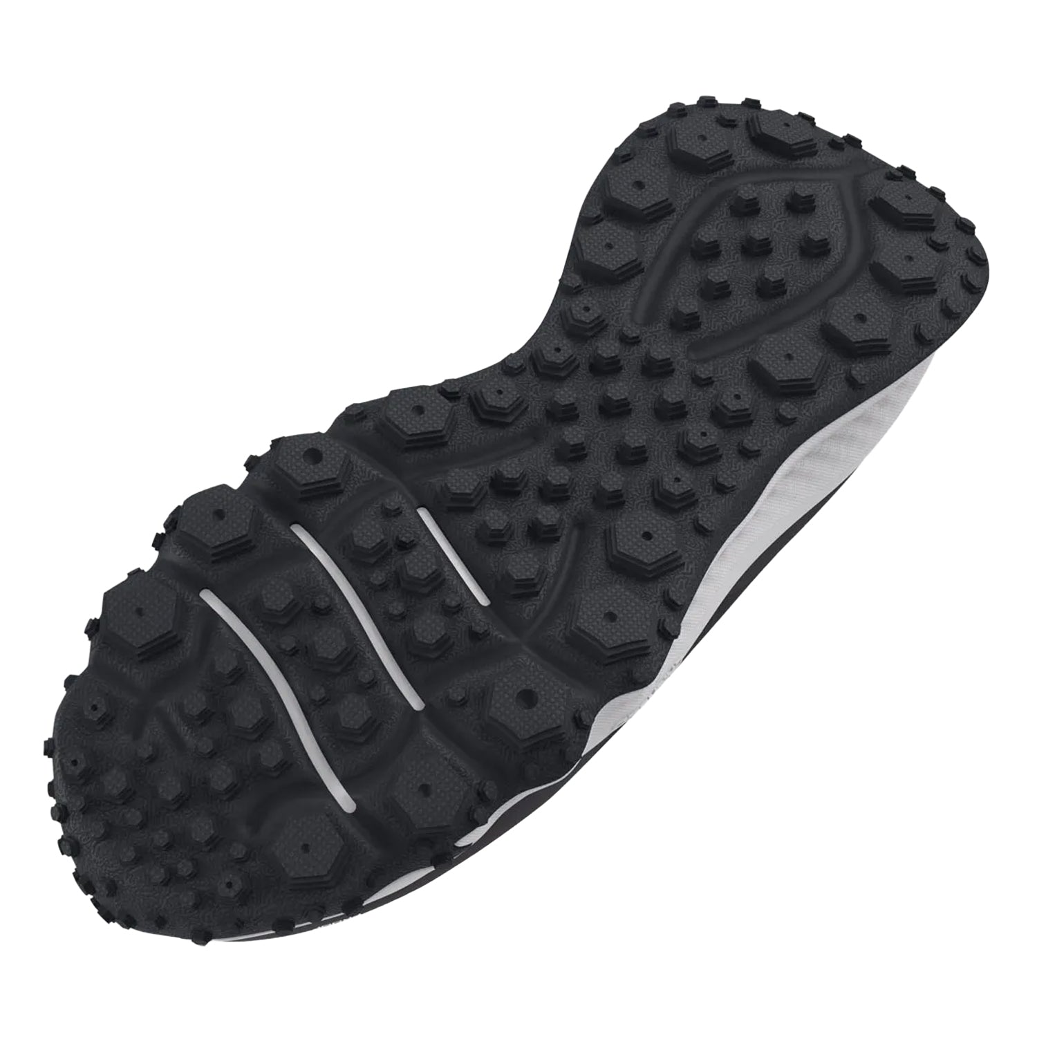 Grey - Side - Under Armour Womens-Ladies Maven Trail Waterproof Running Trainers