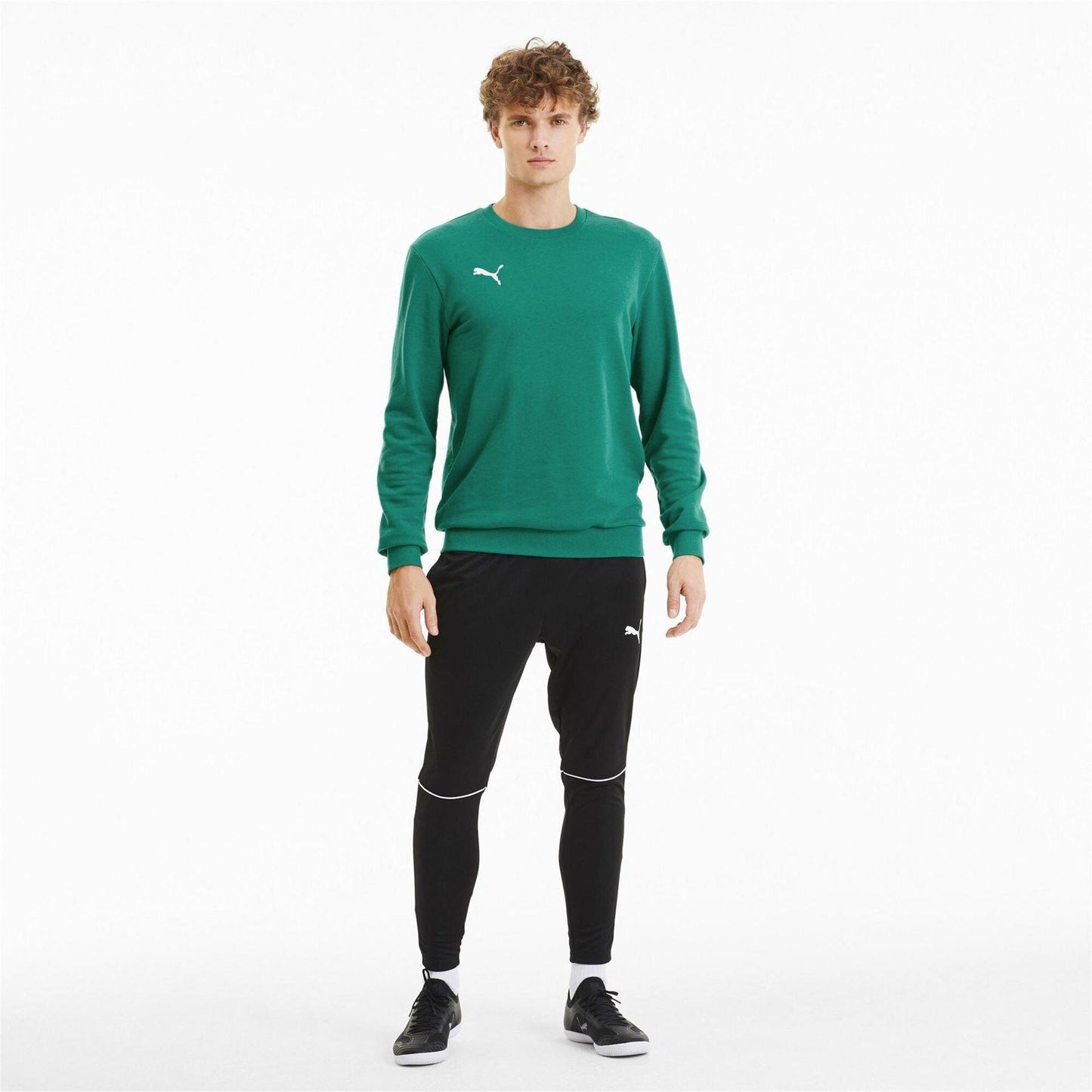 Pepper Green - Pack Shot - Puma Mens Crew Neck Regular Sweatshirt