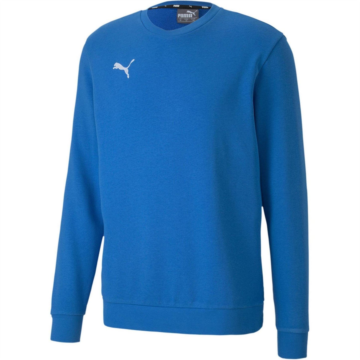 Electric Blue Lemonade - Front - Puma Mens Crew Neck Regular Sweatshirt