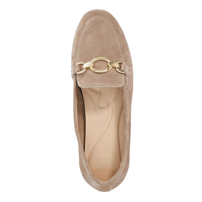 Taupe - Lifestyle - Dune London Womens-Ladies Lo Gladia Leather Loafers