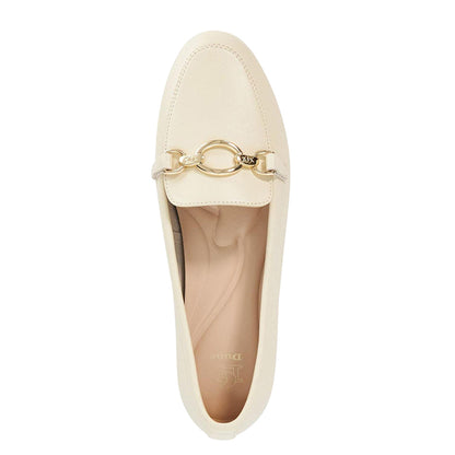 Ecru - Lifestyle - Dune London Womens-Ladies Lo Gladia Leather Loafers