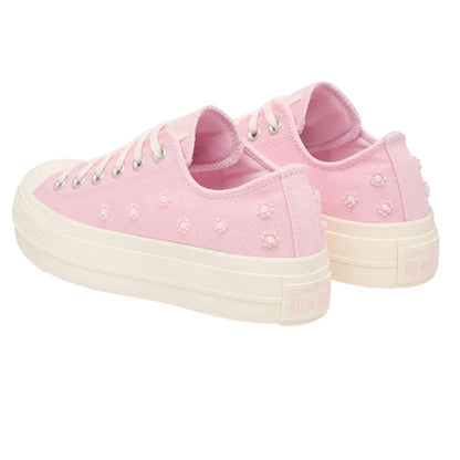 Bloom - Back - Converse Womens-Ladies Chuck Taylor Canvas Platform Shoes