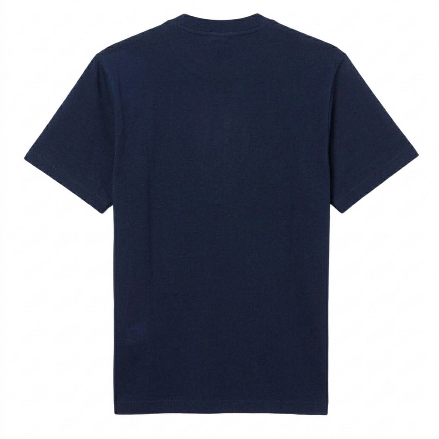 Navy - Back - Lacoste Mens Striped Regular T-Shirt